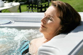Arthritis releif with a hot tub